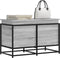 vidaXL - Opbergbox - met - deksel - 80x40x51,5 - cm - bewerkt - hout - grijs - sonoma