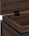 vidaXL - Opbergbox - met - deksel - 80x40x51,5 - cm - bewerkt - hout - bruin - eiken