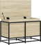 vidaXL - Opbergbox - met - deksel - 80x40x51,5 - cm - bewerkt - hout - sonoma - eiken