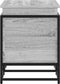 vidaXL - Opbergbox - met - deksel - 80x40x51,5 - cm - bewerkt - hout - grijs - sonoma