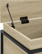 vidaXL - Opbergbox - met - deksel - 80x40x51,5 - cm - bewerkt - hout - sonoma - eiken