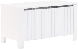 vidaXL - Opbergbox - met - deksel - RANA - 100x49x54 - cm - massief - grenenhout - wit