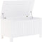 vidaXL - Opbergbox - met - deksel - RANA - 100x49x54 - cm - massief - grenenhout - wit