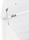 vidaXL - Opbergbox - met - deksel - RANA - 100x49x54 - cm - massief - grenenhout - wit