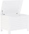 vidaXL - Opbergbox - met - deksel - RANA - 100x49x54 - cm - massief - grenenhout - wit