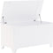 vidaXL - Opbergbox - met - deksel - RANA - 100x49x54 - cm - massief - grenenhout - wit