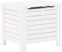 vidaXL - Opbergbox - met - deksel - RANA - 60x49x54 - cm - massief - grenenhout - wit