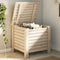 vidaXL - Opbergbox - met - deksel - RANA - 60x49x54 - cm - massief - grenenhout