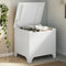 vidaXL - Opbergbox - met - deksel - RANA - 60x49x54 - cm - massief - grenenhout - wit