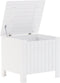 vidaXL - Opbergbox - met - deksel - RANA - 60x49x54 - cm - massief - grenenhout - wit