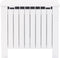 vidaXL - Opbergbox - met - deksel - RANA - 60x49x54 - cm - massief - grenenhout - wit