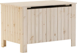 vidaXL - Opbergbox - met - deksel - RANA - 80x49x54 - cm - massief - grenenhout