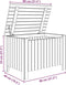 vidaXL - Opbergbox - met - deksel - RANA - 80x49x54 - cm - massief - grenenhout - wit