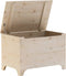 vidaXL - Opbergbox - met - deksel - RANA - 80x49x54 - cm - massief - grenenhout