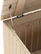 vidaXL - Opbergbox - met - deksel - RANA - 80x49x54 - cm - massief - grenenhout