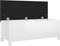vidaXL - Opbergbox - met - kussen - 105x40x45 - cm - bewerkt - hout - hoogglans - wit