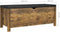 vidaXL - Opbergbox - met - kussen - 105x40x45 - cm - bewerkt - hout - gerookt - eiken