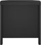 vidaXL - Opbergbox - met - kussen - 105x40x45 - cm - bewerkt - hout - zwart