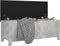 vidaXL - Opbergbox - met - kussen - 105x40x45 - cm - bewerkt - hout - betongrijs