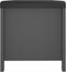vidaXL - Opbergbox - met - kussen - 105x40x45 - cm - bewerkt - hout - grijs
