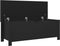 vidaXL - Opbergbox - met - kussen - 105x40x45 - cm - bewerkt - hout - zwart