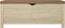 vidaXL - Opbergbox - met - kussen - 105x40x45cm - bewerkt - hout - sonoma - eikenkleur