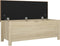 vidaXL - Opbergbox - met - kussen - 105x40x45cm - bewerkt - hout - sonoma - eikenkleur