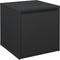 vidaXL - Opbergbox - met - lade - 40,5x40x40 - cm - bewerkt - hout - zwart