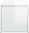vidaXL - Opbergbox - met - lade - 40,5x40x40 - cm - bewerkt - hout - hoogglans - wit