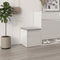 vidaXL - Opbergbox - met - lade - 40,5x40x40 - cm - bewerkt - hout - betongrijs