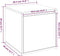 vidaXL - Opbergbox - met - lade - 40,5x40x40 - cm - bewerkt - hout - gerookt - eiken