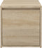 vidaXL - Opbergbox - met - lade - 40,5x40x40 - cm - bewerkt - hout - sonoma - eikenkleur
