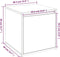 vidaXL - Opbergbox - met - lade - 40,5x40x40 - cm - bewerkt - hout - sonoma - eikenkleur