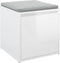vidaXL - Opbergbox - met - lade - 40,5x40x40 - cm - bewerkt - hout - hoogglans - wit