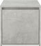 vidaXL - Opbergbox - met - lade - 40,5x40x40 - cm - bewerkt - hout - betongrijs