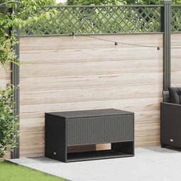 vidaXL - Opbergbox - voor - buiten - 100x55x55,5 - cm - poly - rattan - zwart