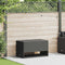 vidaXL - Opbergbox - voor - buiten - 100x55x55,5 - cm - poly - rattan - zwart