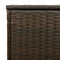 vidaXL - Opbergbox - voor - buiten - 100x55x55,5 - cm - poly - rattan - bruin