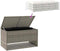 vidaXL - Opbergbox - voor - buiten - 100x55x55,5 - cm - poly - rattan - grijs