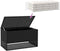 vidaXL - Opbergbox - voor - buiten - 100x55x55,5 - cm - poly - rattan - zwart
