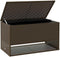 vidaXL - Opbergbox - voor - buiten - 100x55x55,5 - cm - poly - rattan - bruin