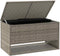 vidaXL - Opbergbox - voor - buiten - 100x55x55,5 - cm - poly - rattan - grijs