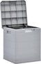 vidaXL - Opbergbox - voor - in - de - tuin - 90 - L - lichtgrijs