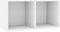 vidaXL - Opbergbox - voor - LP's - 71x34x36 - cm - bewerkt - hout - wit