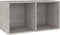 vidaXL - Opbergbox - voor - LP's - 71x34x36 - cm - bewerkt - hout - betongrijs