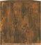 vidaXL - Opbergbox - voor - LP's - 71x34x36 - cm - bewerkt - hout - gerookt - eikenkleur
