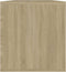 vidaXL - Opbergbox - voor - LP's - 71x34x36 - cm - bewerkt - hout - sonoma - eikenkleur