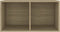 vidaXL - Opbergbox - voor - LP's - 71x34x36 - cm - bewerkt - hout - sonoma - eikenkleur
