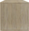 vidaXL - Opbergbox - voor - LP's - 71x34x36 - cm - bewerkt - hout - sonoma - eikenkleur