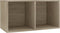 vidaXL - Opbergbox - voor - LP's - 71x34x36 - cm - bewerkt - hout - sonoma - eikenkleur